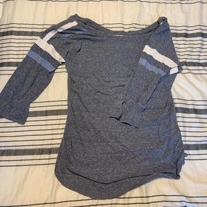 Long sleeve off the shoulder top